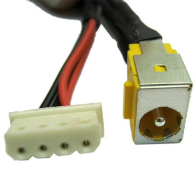 Роз'єм живлення ноутбука з кабелем для Acer PJ131 (5.5mm x 1.7mm), 4-pin, 31 см Универсальный (A49043) Вінниця - фото 1