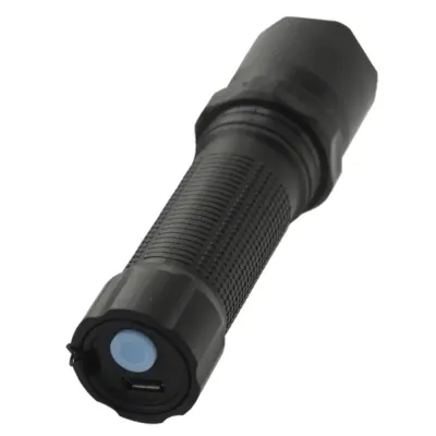 Ліхтар Quantum Minik black 3W LED з USB (QM-FL1040) Вінниця