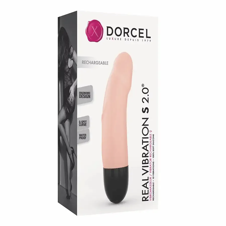 Вібратор Dorcel Real Vibration S Flesh 2.0, діаметр 3,7см, перезаряджається, для точки G Львів - фото 6