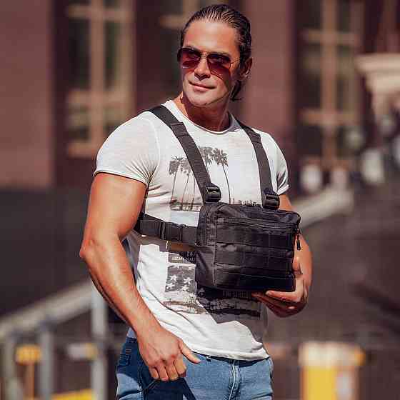 Мужская военная сумка через плечо, Борсетка сумка через плечо мужская рюкзак слинг AW-21 Львов