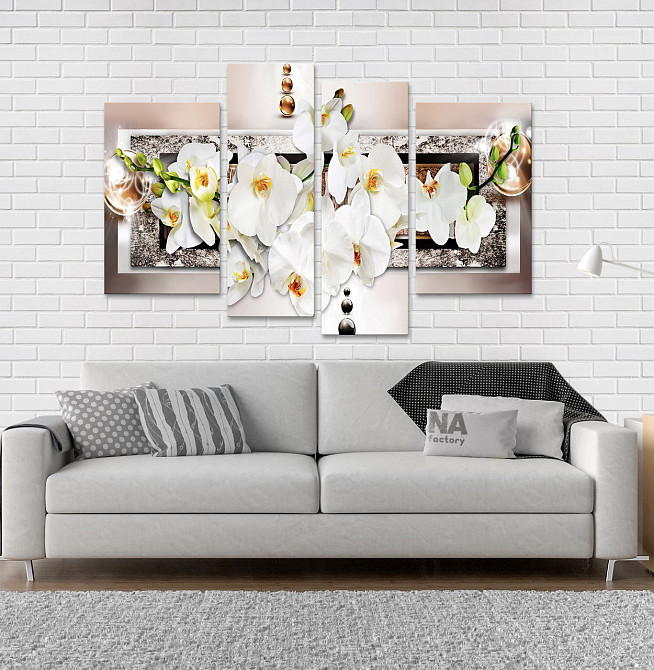 Модульна картина Абстракція Орхідея Art-158_4 Київ - фото 2