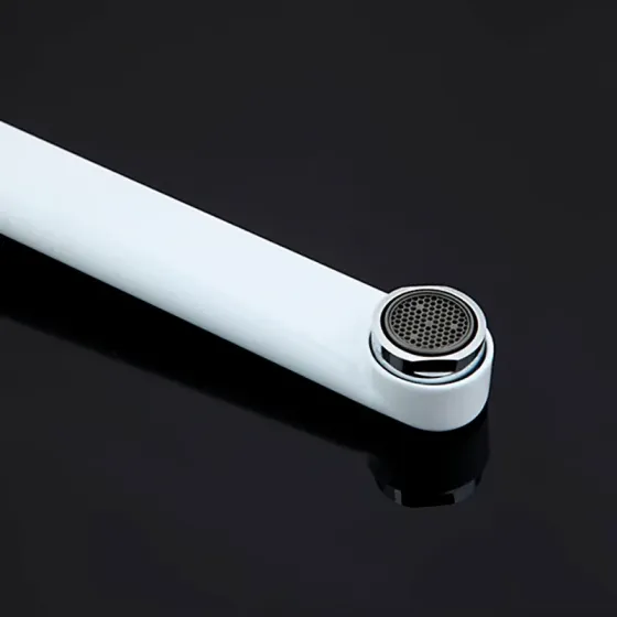 Змішувач для ванни з душовим гарнітуром GAPPO G48 G2248 білий/хром Київ