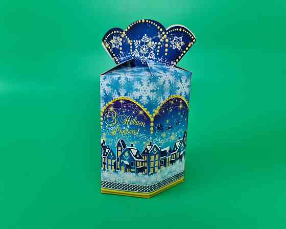 Праздничная упаковка  для новогодних подарков (700грм) №212с 