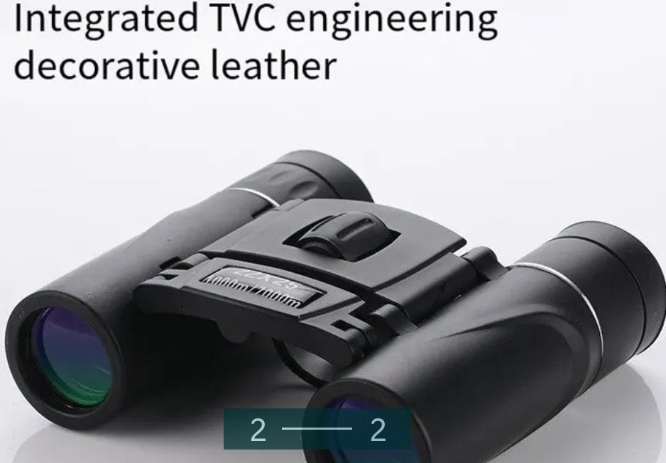 Бінокль компактний 100Х22 Київ - фото 2