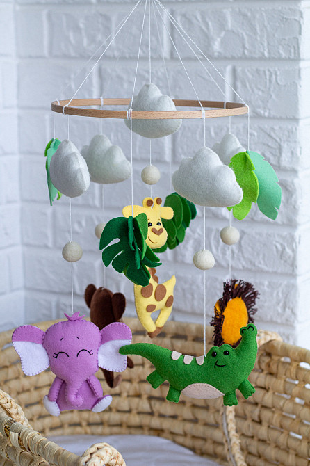 Музичний мобіль WoolyFox«Африка» з 35 мелодіями Київ - фото 5