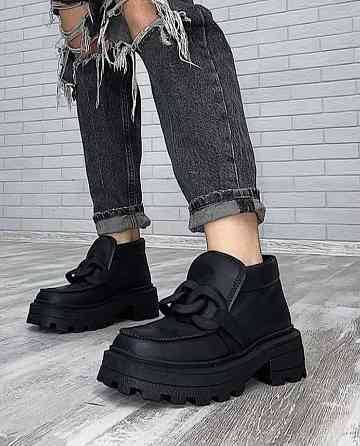 Marko Черевики жіночі DE MARKO чорні натуральна шкіра зимові 40р.-25.5см (4891) Коломия