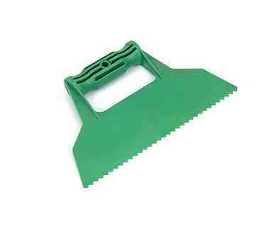 Шпатель пластиковий для клейових розчинів зуб трикутник Харків