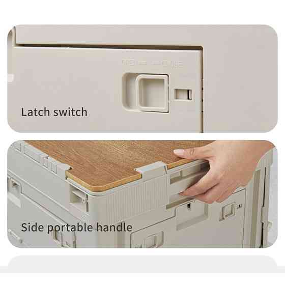 Складаний контейнер Naturehike CNK2450XB020, 23 л, бежево-сірий Київ