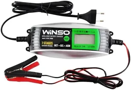 Зарядний пристрій WINSO 6/12В, 4А, 120Ah інтелектуальний (арт. 139700) Ковель