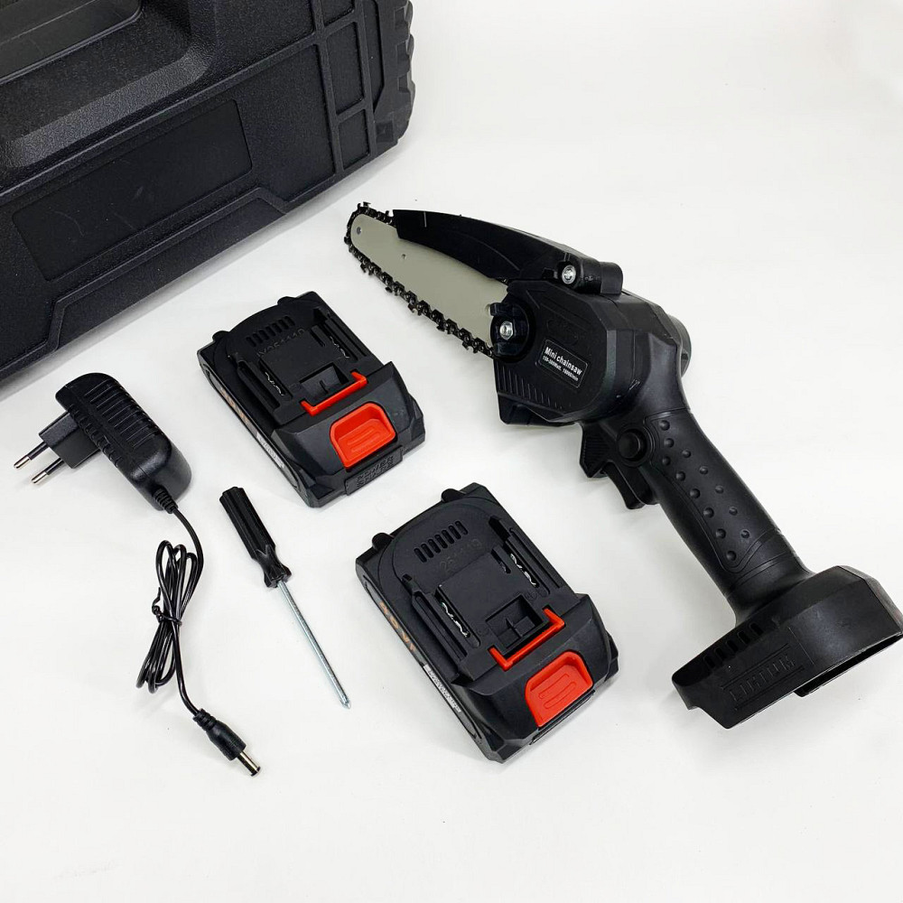 Електропила для різання дров, Акумуляторна ланцюгова пила для обрізки гілок Пилка обрізання сучків GQ-67 Львів - фото 17