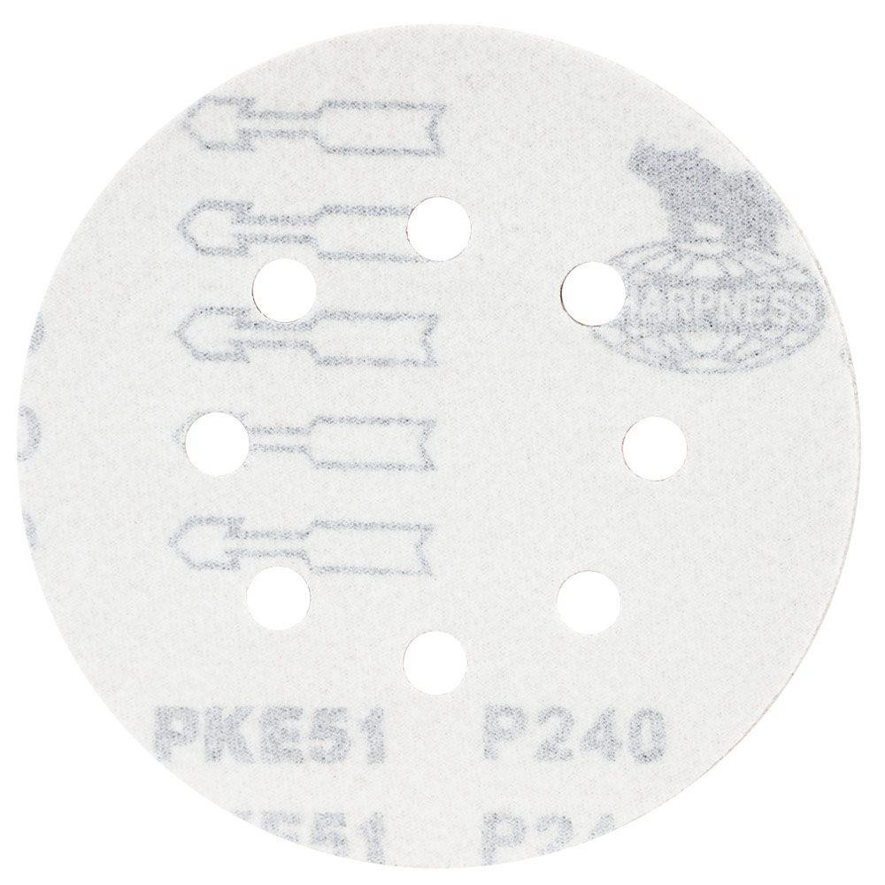 Шліфувальний круг 8 отворів Ø125мм P240 (10 шт.) SIGMA (9122711) Київ - фото 2