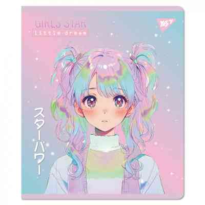 Тетрадь Yes Anime star 12 листов линия (767504) Винница