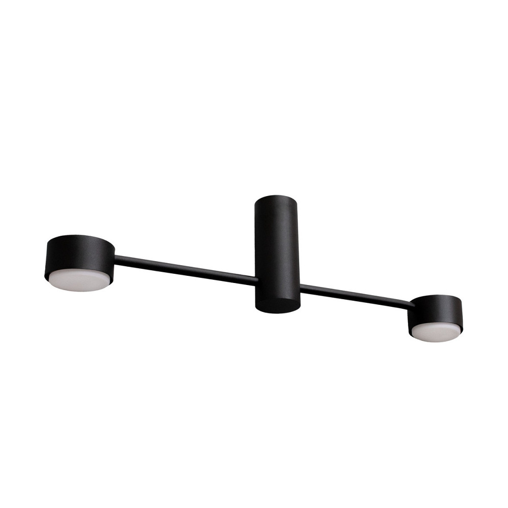 Люстра потолочная MSK Electric Copter на два круглых плафона под лампы GX53 черная NL 8041-2 BK Одесса - изображение 1