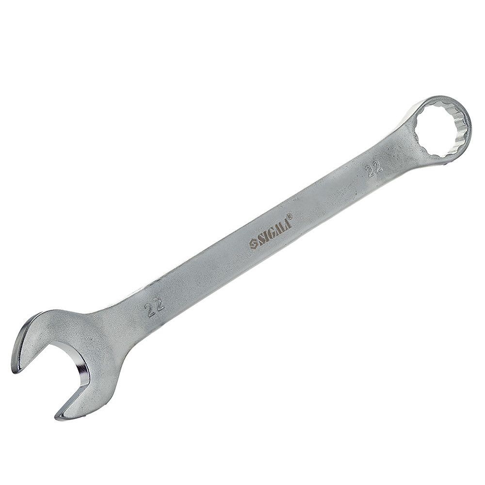 Ключ рожково-накидный 22мм CrV satine SIGMA (6021221) Ровно - изображение 6