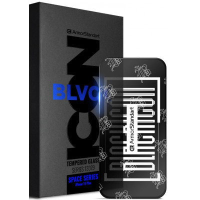 Стекло защитное Armorstandart Space Black Icon Apple iPhone 15 Plus Black (ARM68226) Винница - изображение 1
