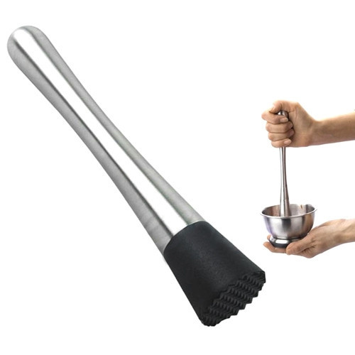 Мадлер для коктейлів з нержавіючої сталі 21 см Київ - фото 2