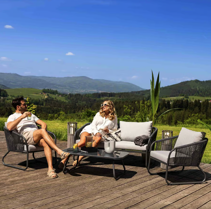 Комплект садових меблів Di Volio Paso сірий Киев - изображение 2