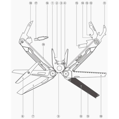 Мультитул NexTool Flagship Captain (NE20214) Винница - изображение 12