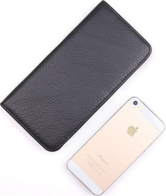 Гаманець чоловічий Vintage 14463 Чорний Київ - фото 4