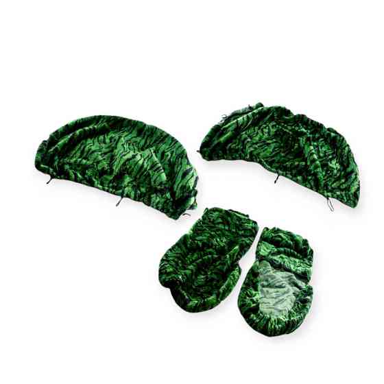 Чохли універс. "хутряні" темно-зелений №21 салону Мукачево