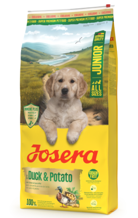 Беззерновой сухой корм Josera Duck & Potato Junior All Sizes (Йозера Юниор) с уткой и картофелем для всех пород, 3 кг Винница