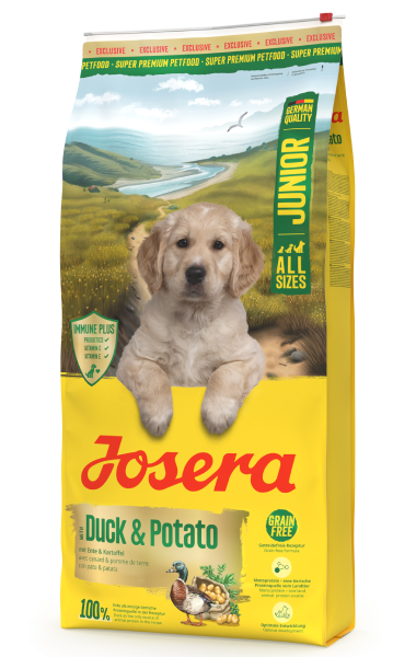 Беззерновой сухой корм Josera Duck & Potato Junior All Sizes (Йозера Юниор) с уткой и картофелем для всех пород, 3 кг Винница - изображение 1