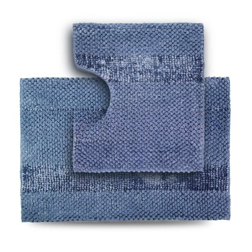 Набір килимків для ванної 2шт: 55*50см+55*80см Матрас волошковий Дариана Житомир - изображение 1