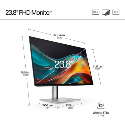 Монитор HP S7 Pro 724pf (8X530AA) Винница - изображение 9