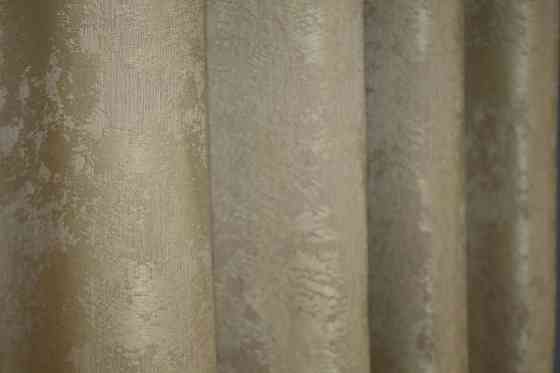 Комплект коротких штор VR-Textil Жаккард Sultan XO № 1284ш Золотистый 130х170 см 2 шт (35-0087) Киев