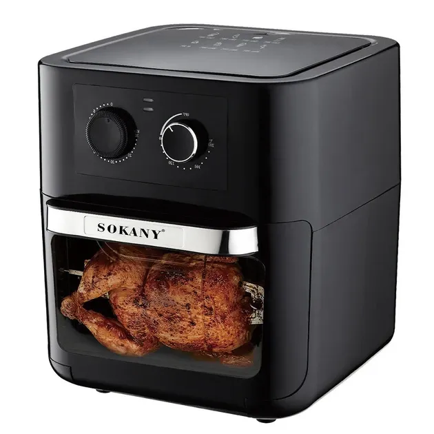 Аерофритюрниця AF-003 12 л, 1700 Вт, таймер 60 хв, антипригарний кошик, захист від перегріву Одеса - фото 4