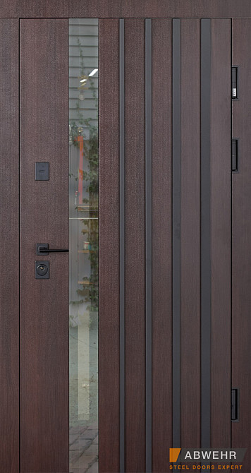 Двери уличные, модель 537 AVENUE Венге/Белый ТЕРМОРАЗРЫВ 3 контура уплотнения 860 Киев - изображение 1