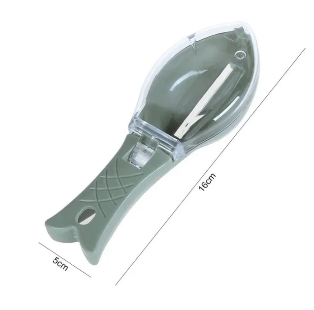 Нож для чистки рыбы от чешуи с контейнером ручной  7408 Одесса - изображение 7