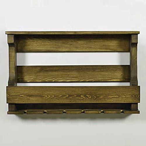 Настенная винная полка 