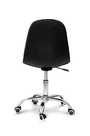 Стілець офісний Марсель, шкірзам чорний Київ