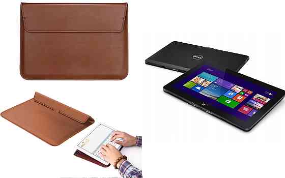 Чохол-конверт VitoCase для Dell Venue 11 Pro 5130, 7130, 7139, 7140, 7145, з функцією підставки для планшета Коричневий Київ