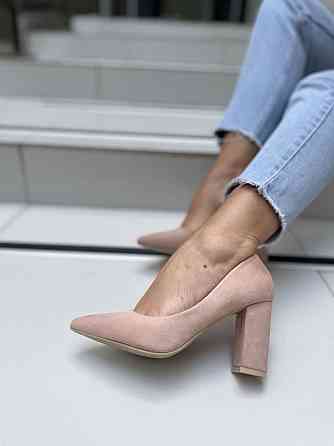 Comer Туфлі жіночі COMER пудра еко-замша каблук 8см 37р. (AH-10 3428) Коломия