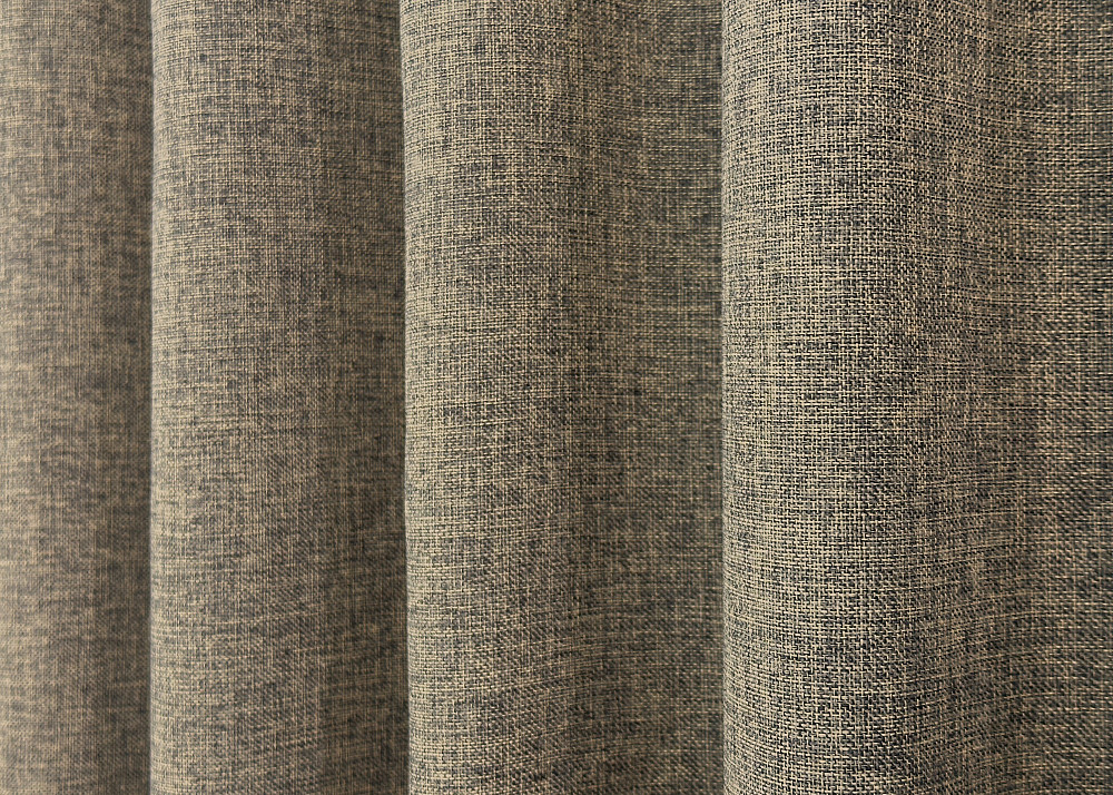 Комплект готовых штор VR-Textil Лен Мешковина № 1770ш Какао 150х270см 2 шт (33-0728) Киев - изображение 7