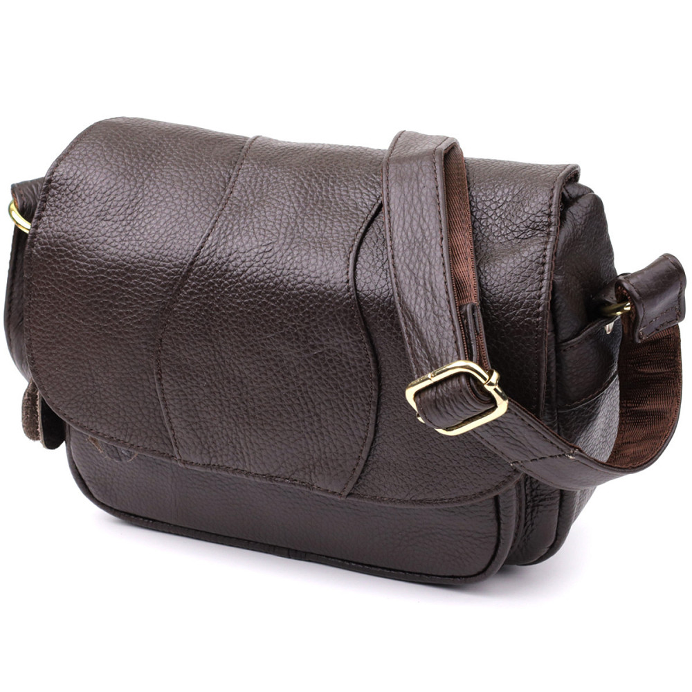 Сумка из натуральной кожи для женщин Vintage 22973 Коричневый Киев - изображение 1