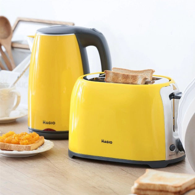 Тостер для підсмажування хліба MAGIO MG-272Y, Тостер зі ступенями підсмажування, Якісний сендвіч-тостер KP-85 Львів - фото 11