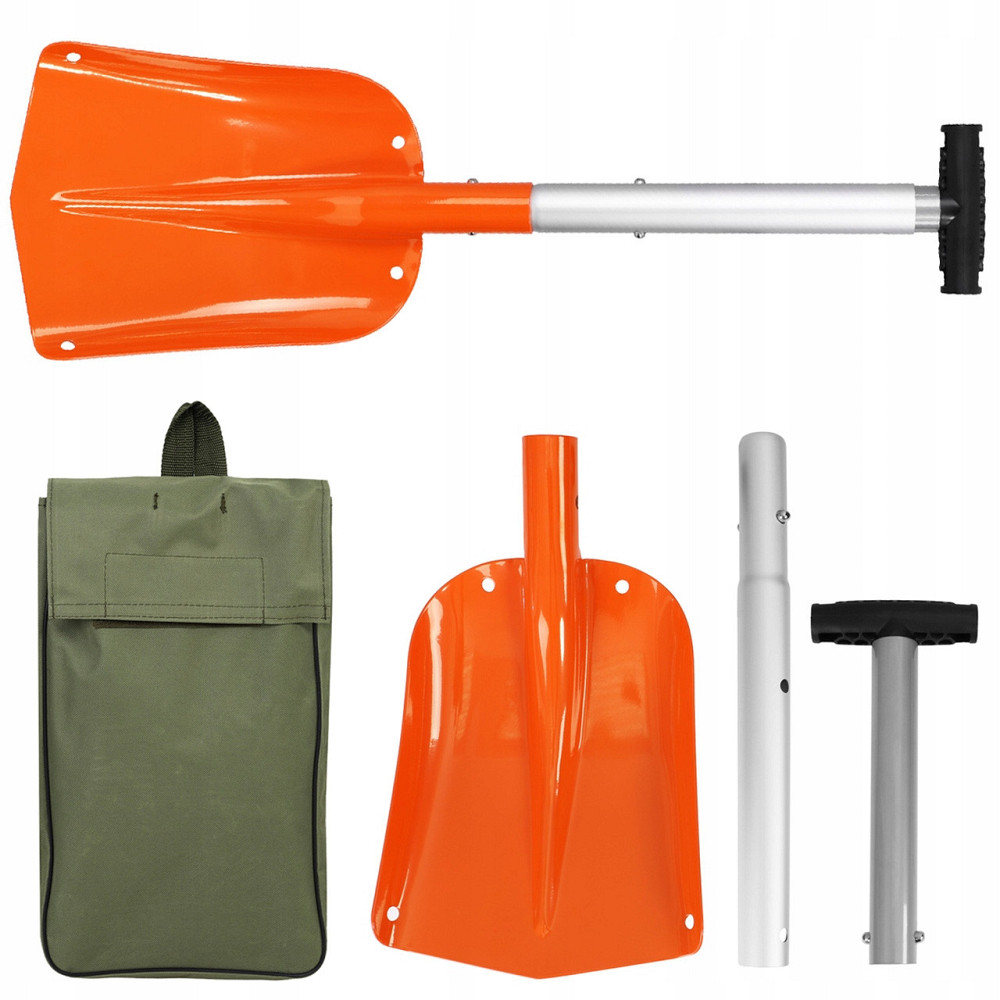 Універсальна Лопата складана для чищення снігу з чохлом Mil-Tec від Sturm (15526000) Алюміній Нововолинськ - фото 1