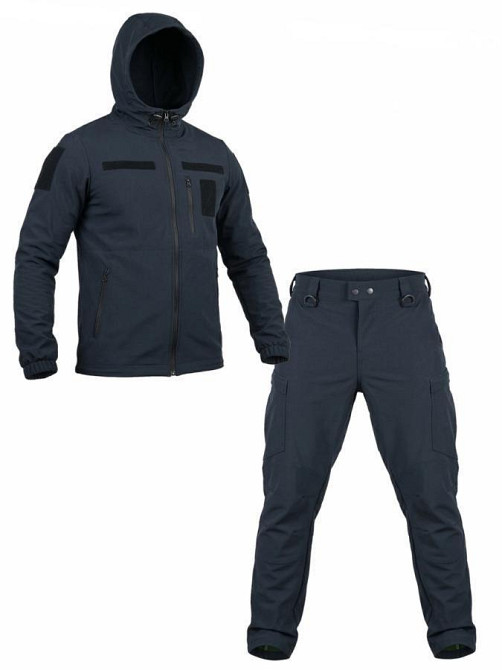 Еластичний тактичний костюм agony синій дснс НП4889 Одеса - фото 10