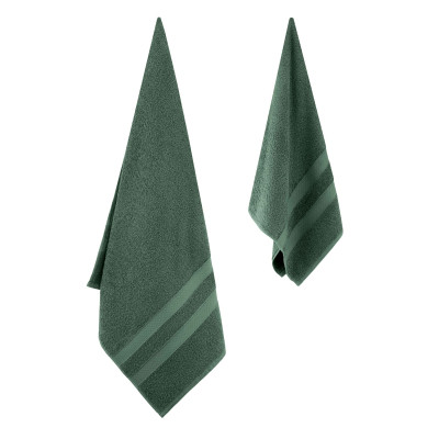 Рушник Ardesto набір махрових Splendid 50х90 см, 70х140 см, 2шт, 100% бавовна, зелений (ART2359GE) Вінниця - фото 5