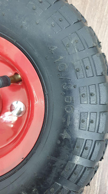 Колесо для тачки 4.10/3.50-4 Колесо для тележек Колеса садовой тележки Колесо для тачки на подшипниках Белая Церковь - изображение 2