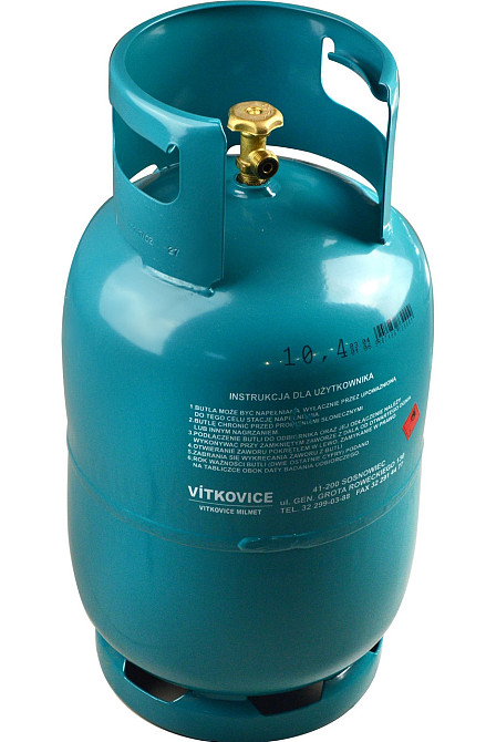 Газовий балон з вентилем 11 кг ,27 літрів пропан-бутан (без газу) VItkovice Milmet (S71-011) Нововолинськ - фото 4