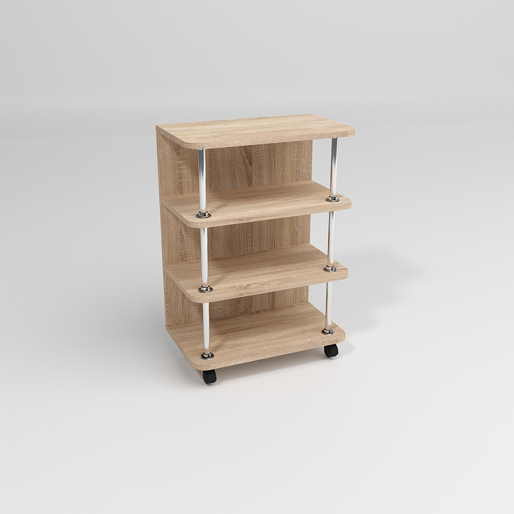 Тумба мобильная ТМ-3, Дуб Сонома, 500/300/700 Львов - изображение 2