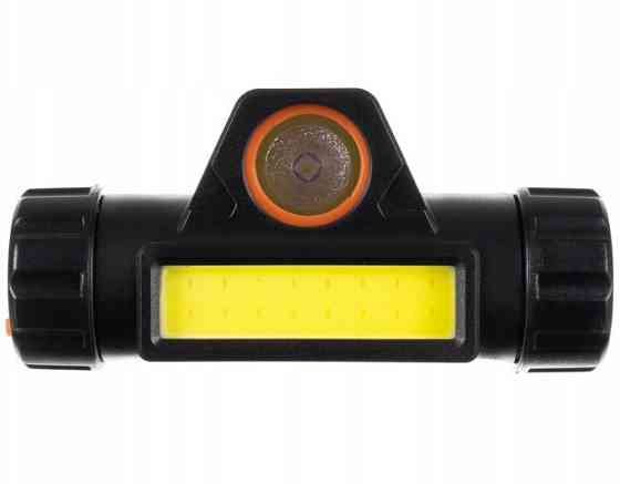 Світлодіодний ліхтар налобний USB 4в1 Trizand (L18371) Акумулятор 400 мАг Нововолинськ