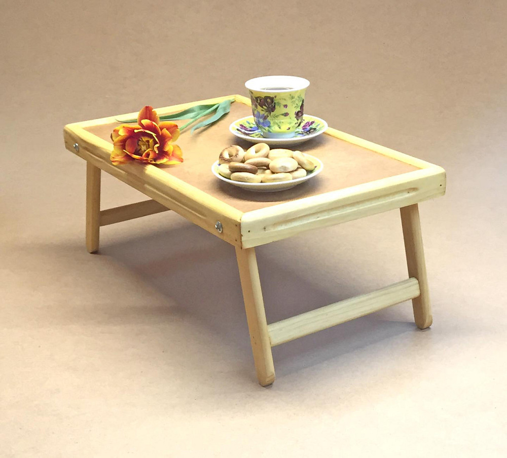 Столик-піднос для сніданку "Даллас" ваніль Миколаїв - фото 1