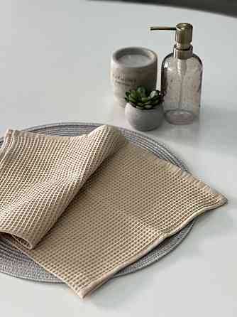 Вафельний рушник Ideal Textile 70х140 см 240 г/м2 (56860827) Бежевий Чернівці