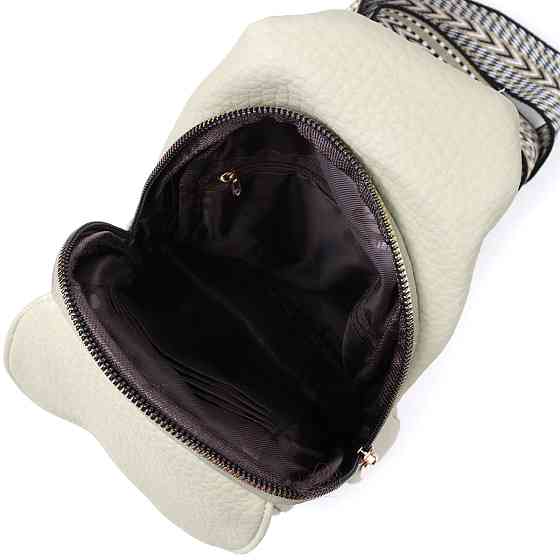 Чудова жіноча сумка з однією лямкою через плече з великозернистої екошкіри Vintage 22765 Фісташковий Київ