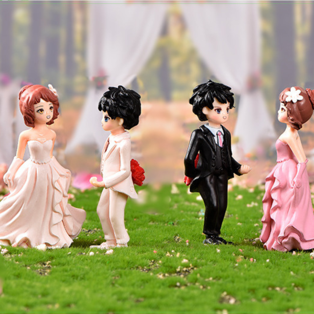 Декоративні статуетки Освідчення для мінісаду, флоріріуму, мосаріуму, вазона, моделі, мікроландшафту Білий Одеса - фото 4